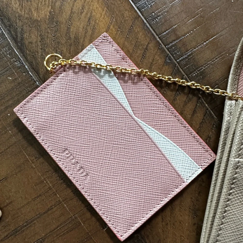 Prada Beige Saffiano Continental Wallet - Picture 9 of 16